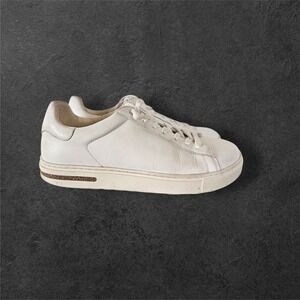 BIRKENSTOCK Bend Low Leather White Tennis Sneakers sz EU 40 US 9.5